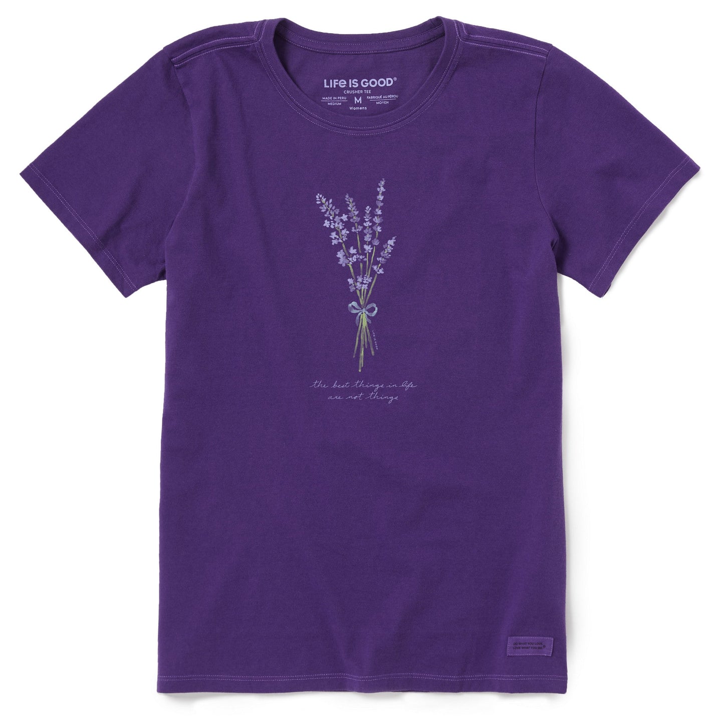 Women's Best Things Lavender Short Sleeve Crusher Tee