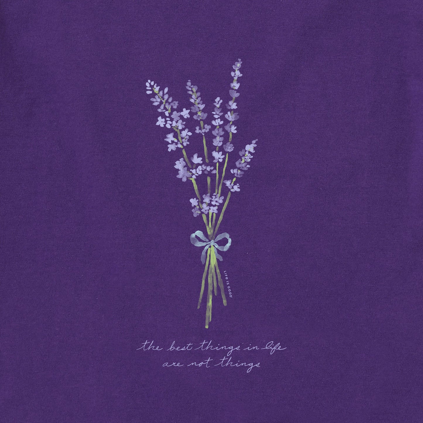 Women's Best Things Lavender Short Sleeve Crusher Tee