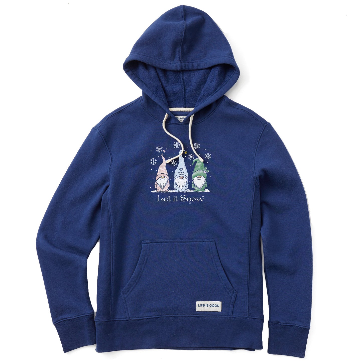 Women's Let it Snow Gnomes Simply True Fleece Hoodie