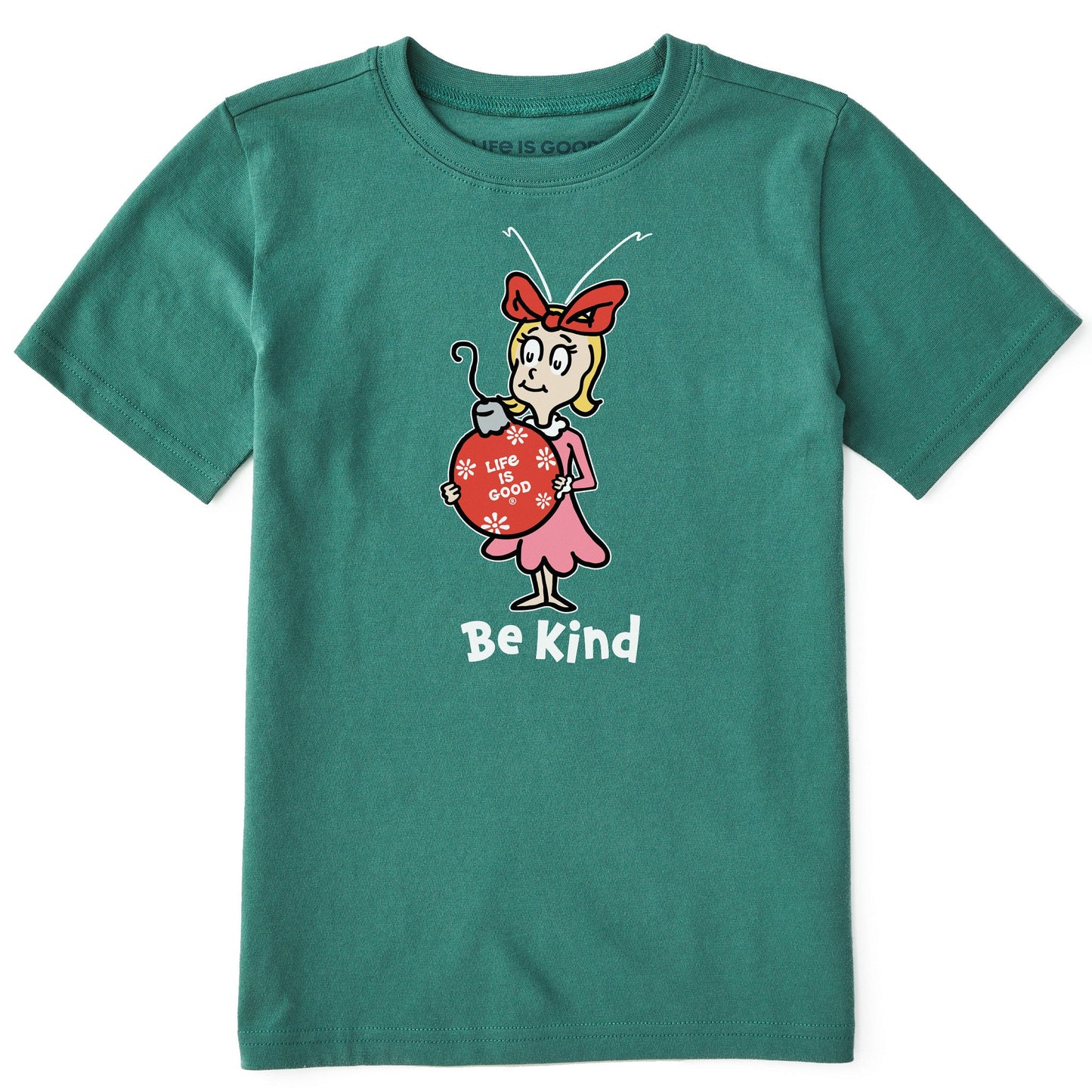 Kids Cindy-Lou Be Kind Short Sleeve Crusher Tee