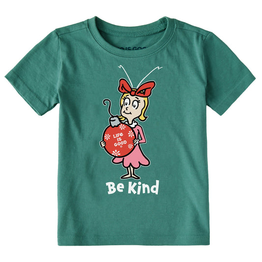Toddler Cindy-Lou Be Kind Short Sleeve Crusher Tee