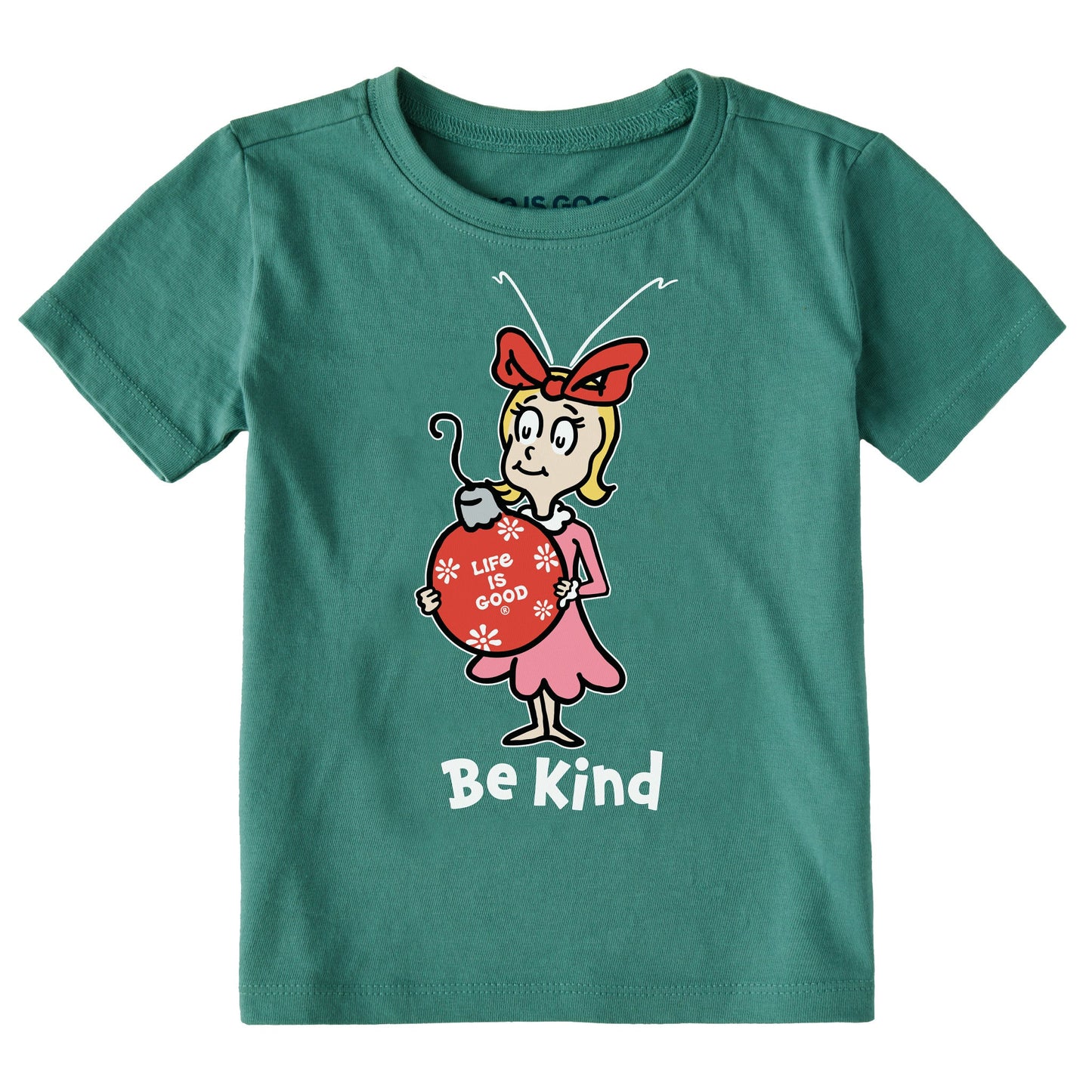 Toddler Cindy-Lou Be Kind Short Sleeve Crusher Tee