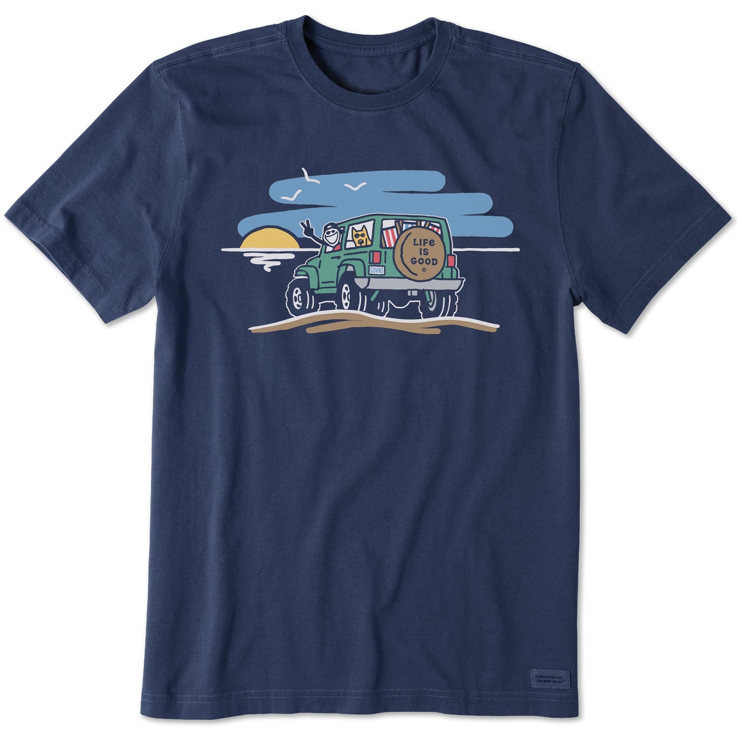 Men's Jake and Rocket Beach 4x4 Short Sleeve Tee
