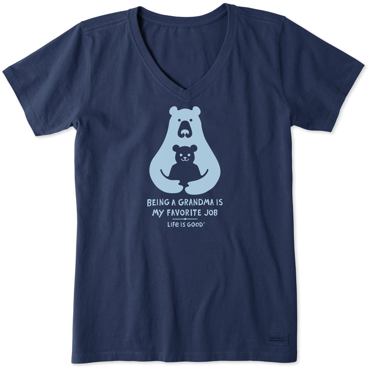 Women's Grandma's Fave Short Sleeve Vee