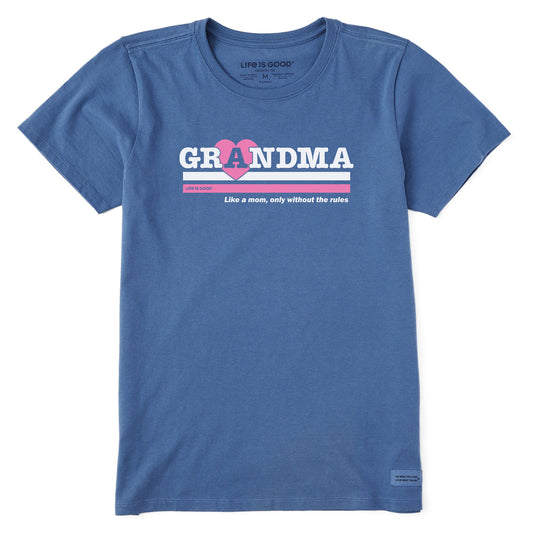 Women's No Rules Grandma Short Sleeve Crusher Tee