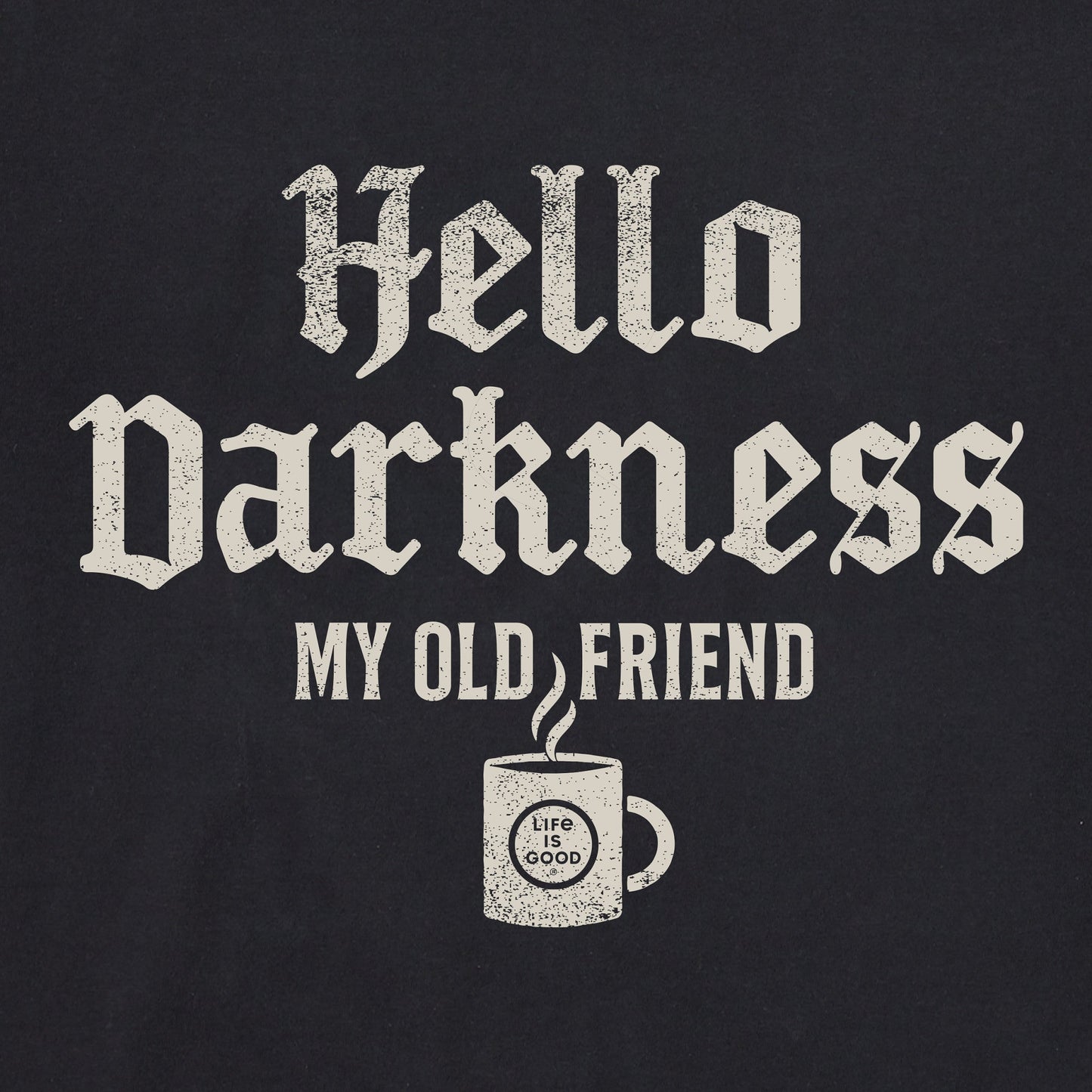 Men's Hello Darkness Coffee Short Sleeve Tee