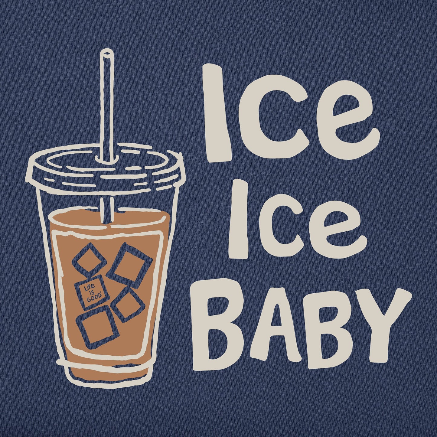 Women's Ice Ice Baby Coffee Simply True Fleece Crew