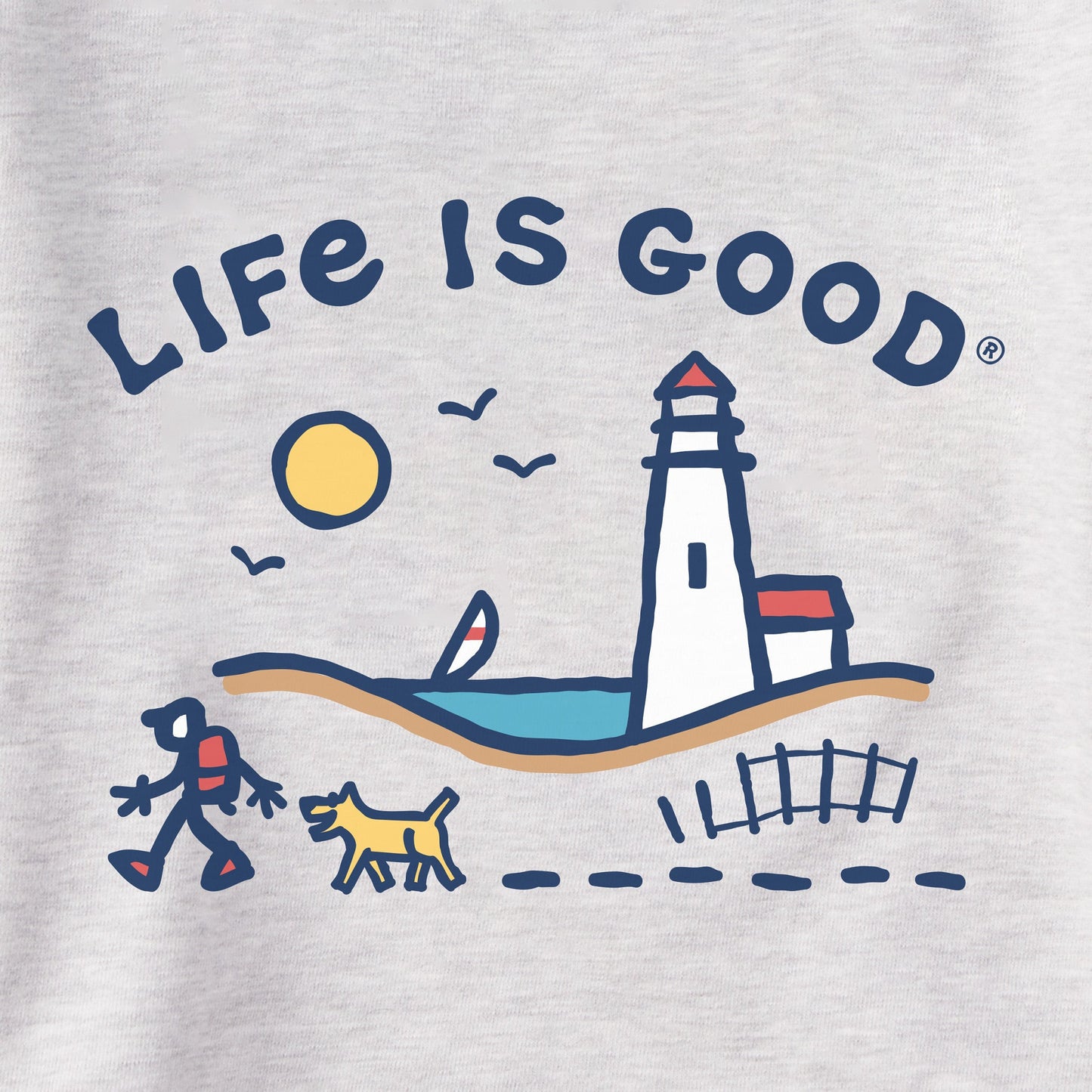 Men's Jake and Rocket Lighthouse Walk Simply True Fleece Hoodie