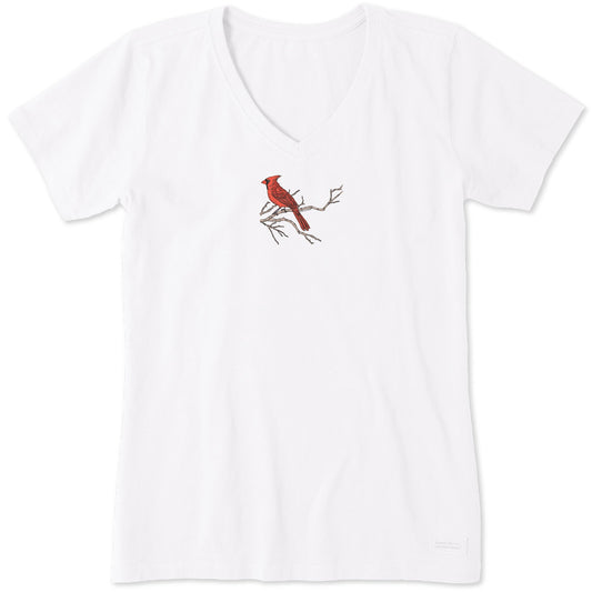 Women's Cardinals Appear Branch Short Sleeve Vee
