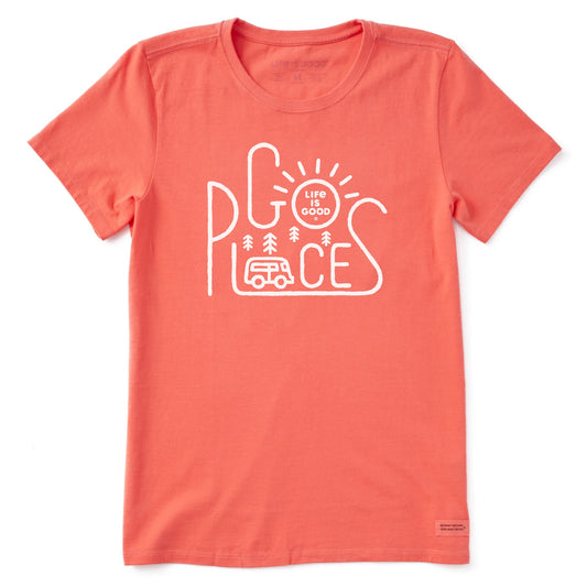 Women's Go Places Sunny Van Short Sleeve Tee