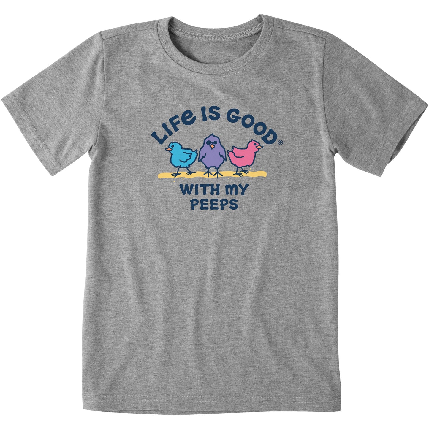 Kids LIG With My Peeps Short Sleeve Crusher Tee