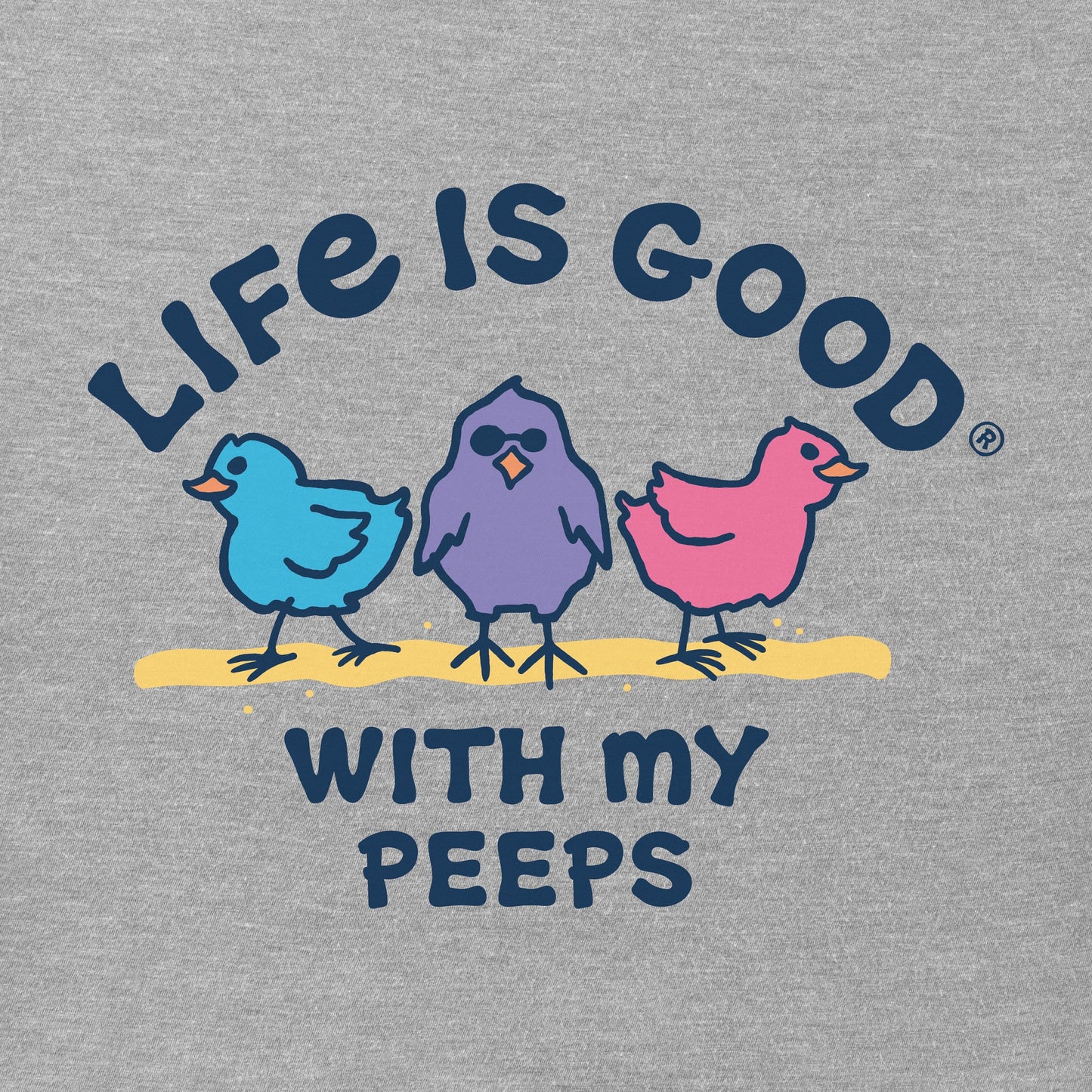 Kids LIG With My Peeps Short Sleeve Crusher Tee