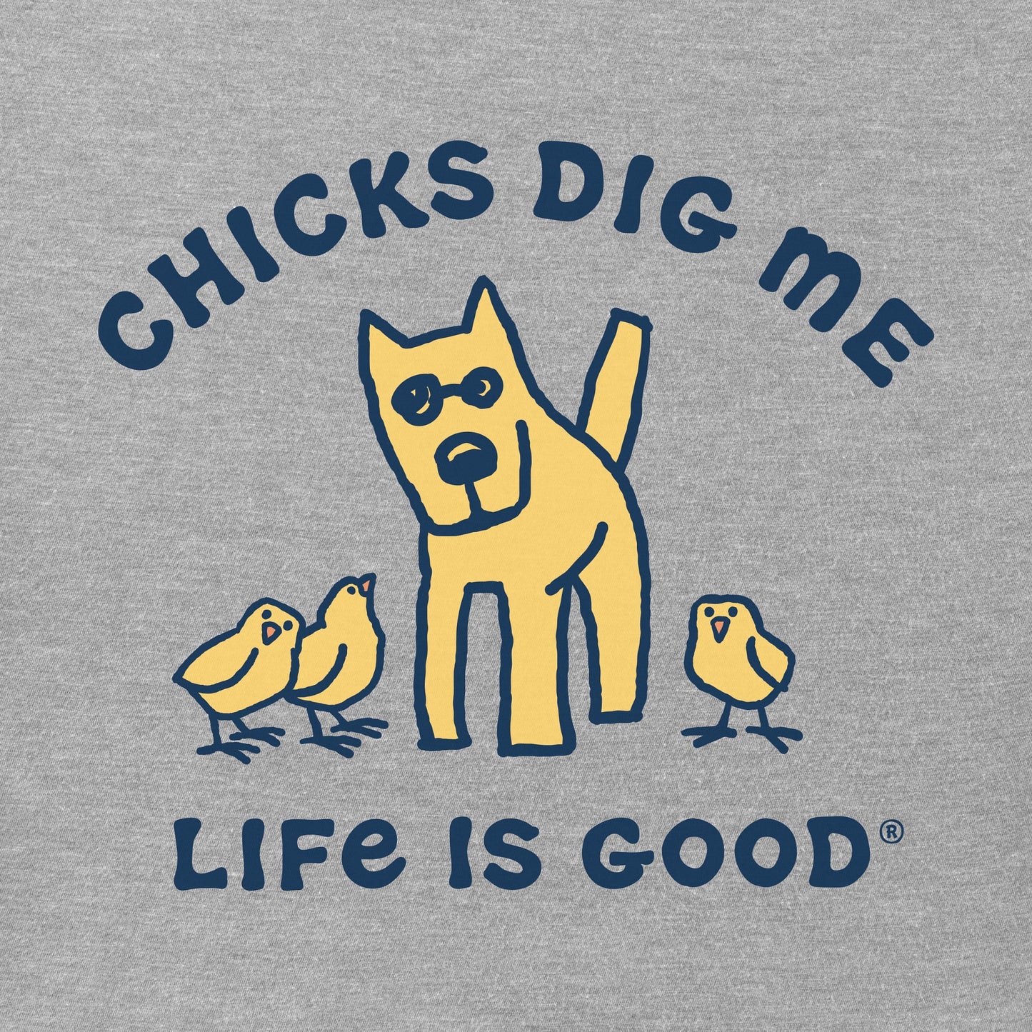 Men's Rocket Chicks Dig Me Short Sleeve Crusher Tee