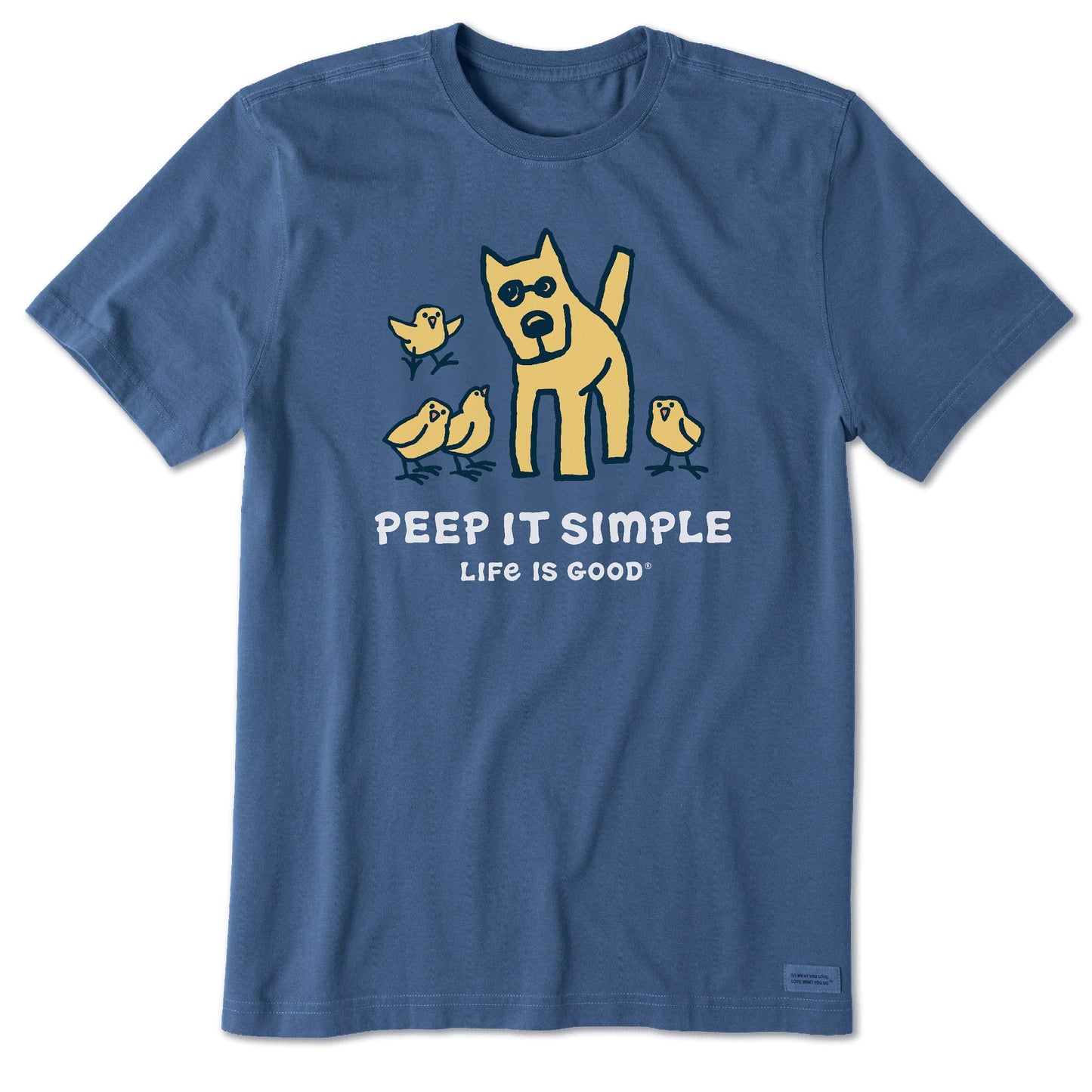 Men's Peep it Simple Short Sleeve Crusher Tee