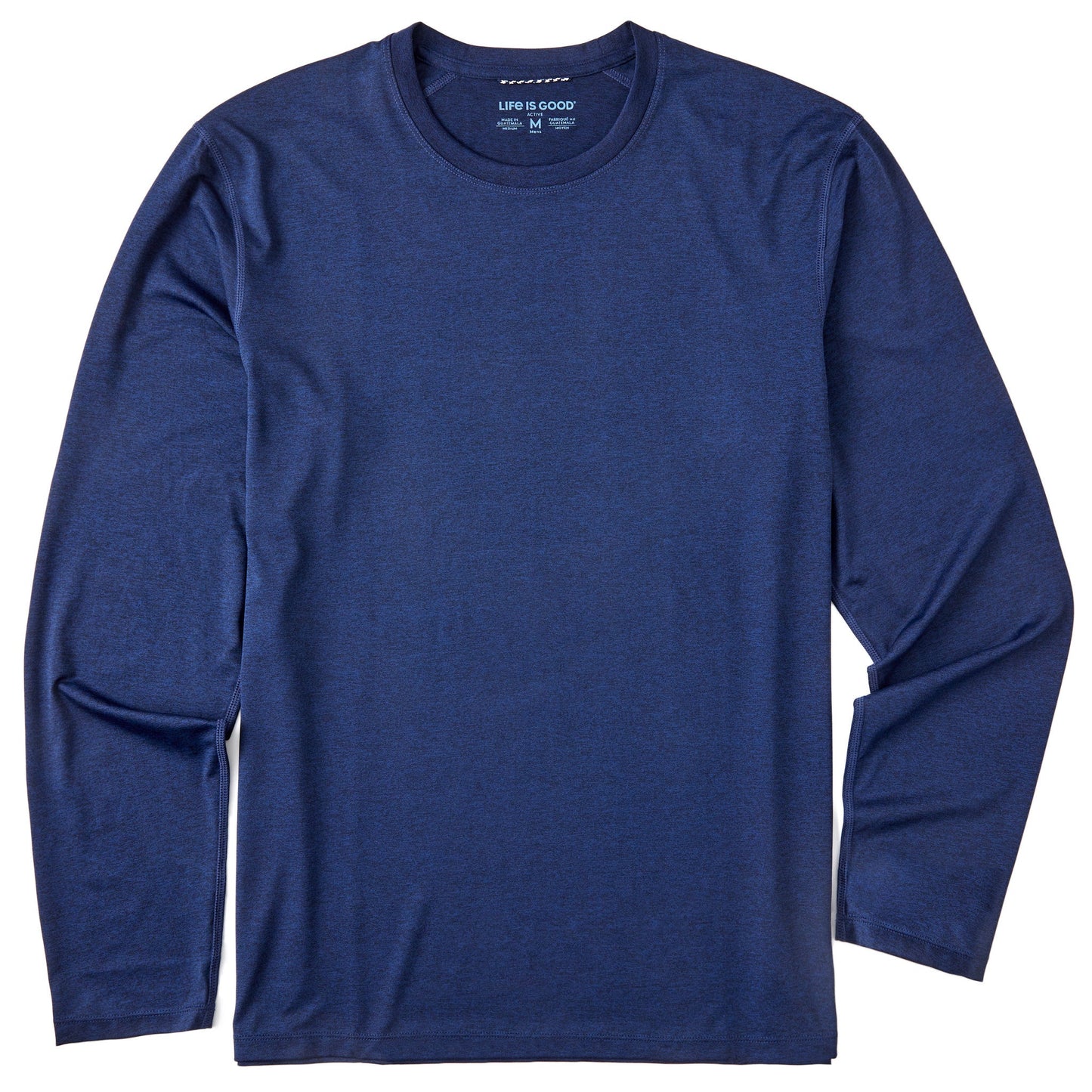 Men's Solid Long Sleeve Active Tee