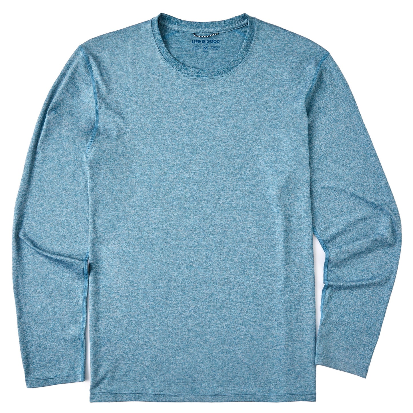 Men's Solid Long Sleeve Active Tee