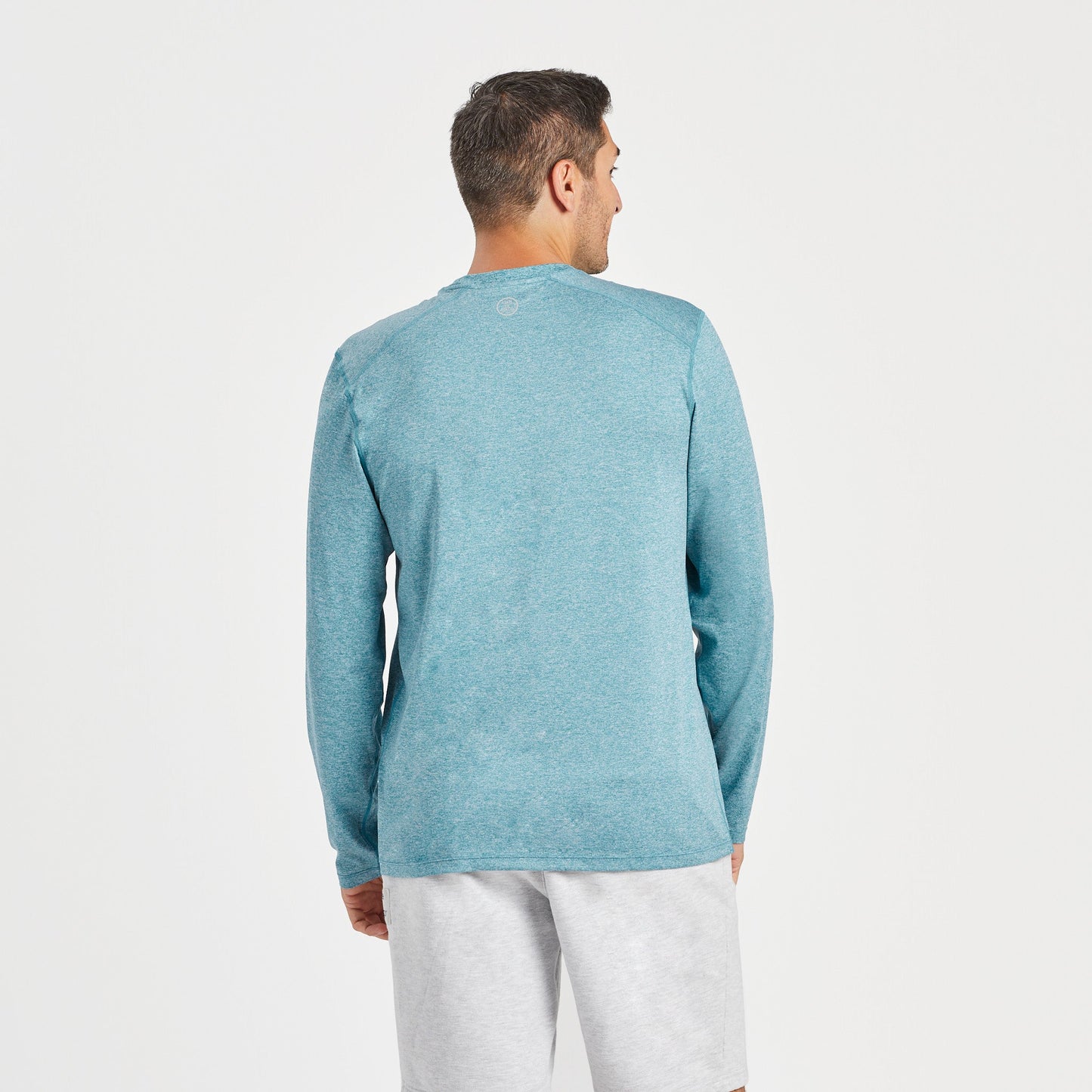 Men's Solid Long Sleeve Active Tee