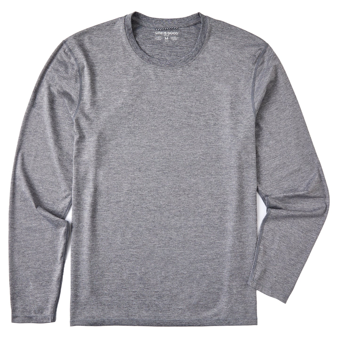 Men's Solid Long Sleeve Active Tee