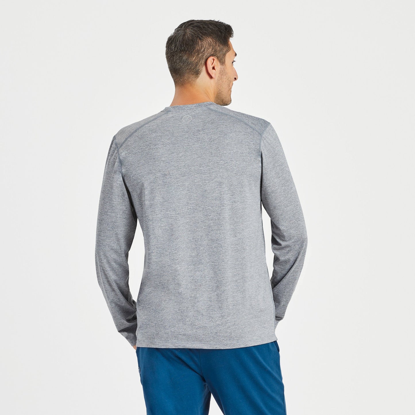 Men's Solid Long Sleeve Active Tee