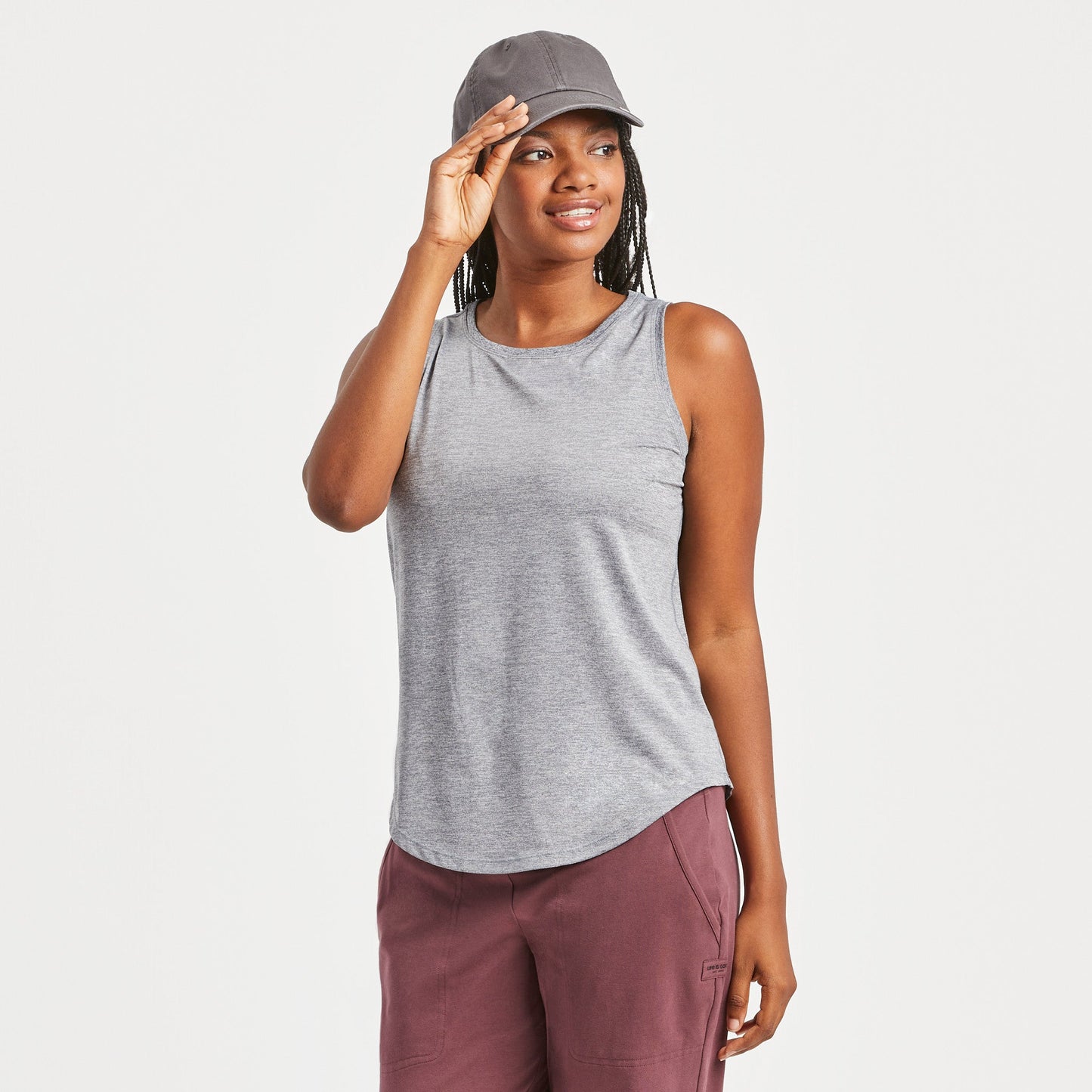 Women's Solid Active Tank
