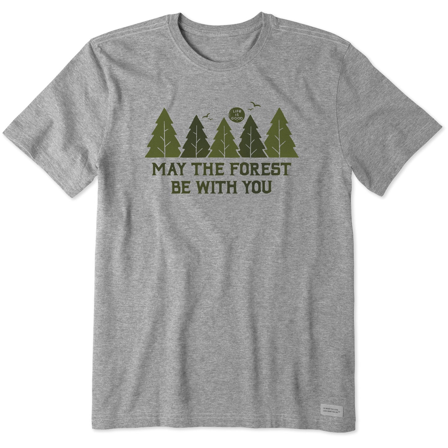 Men's May The Forest Be With You Short Sleeve Crusher Tee