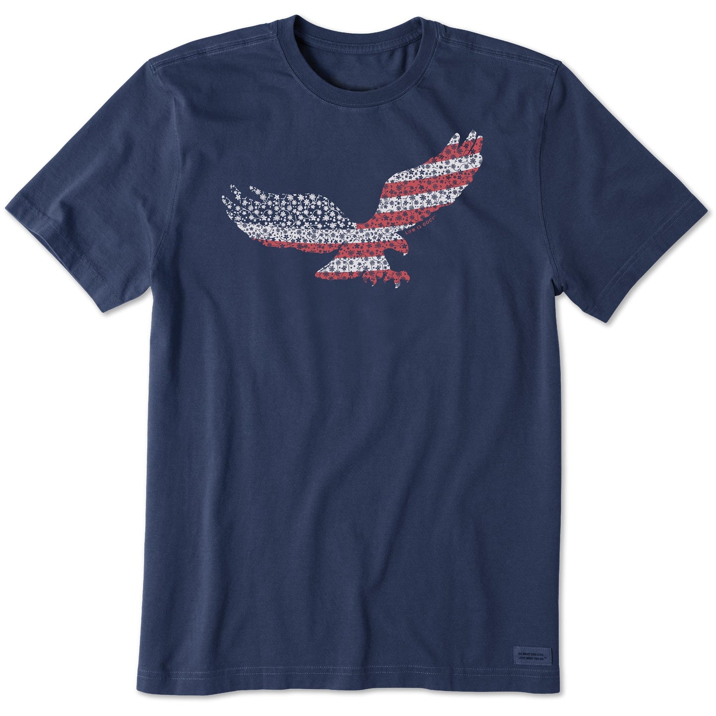 Men's Patriotic Pattern Eagle Short Sleeve Tee