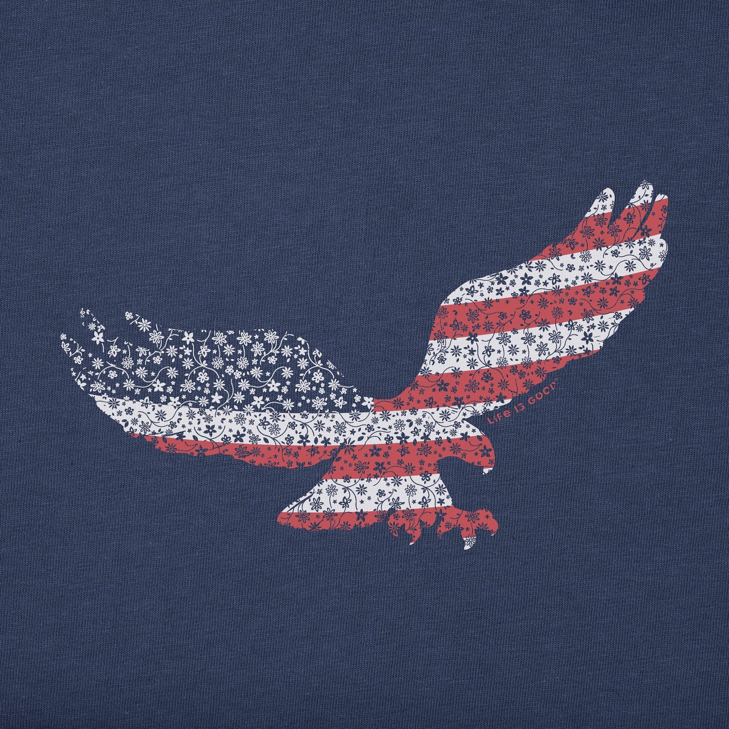 Men's Patriotic Pattern Eagle Short Sleeve Tee