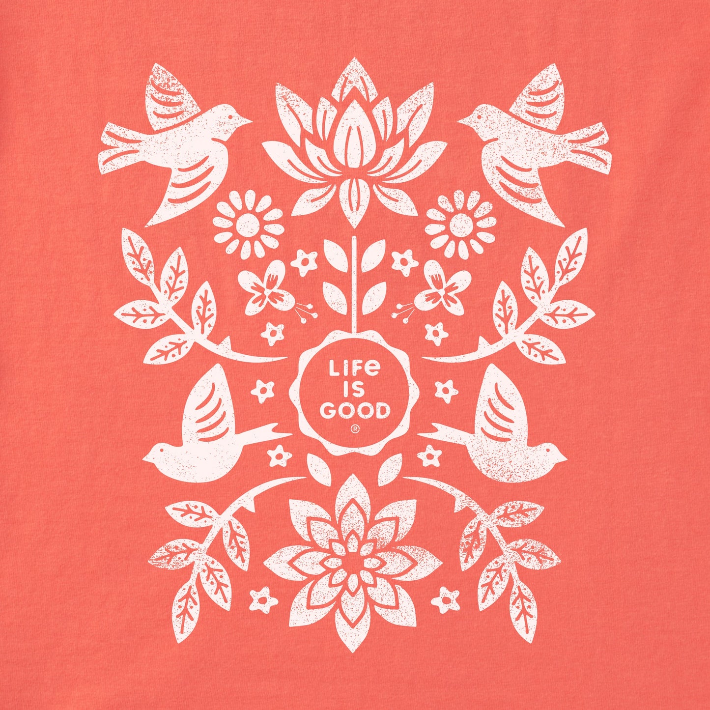 Women's Folk Art Garden Short Sleeve Tee