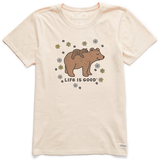 Women's Baby Bear Hug Short Sleeve Crusher Tee
