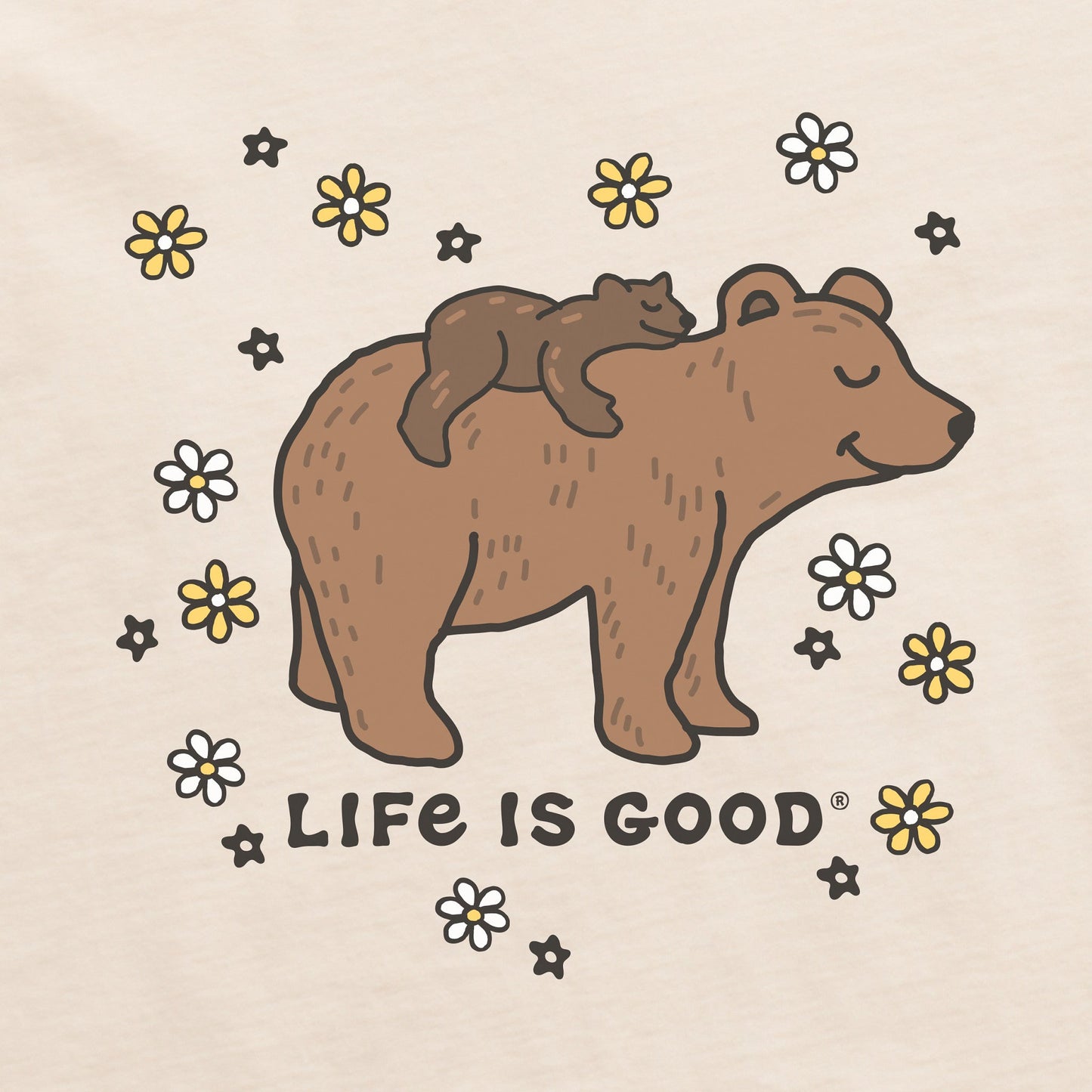 Women's Baby Bear Hug Short Sleeve Crusher Tee