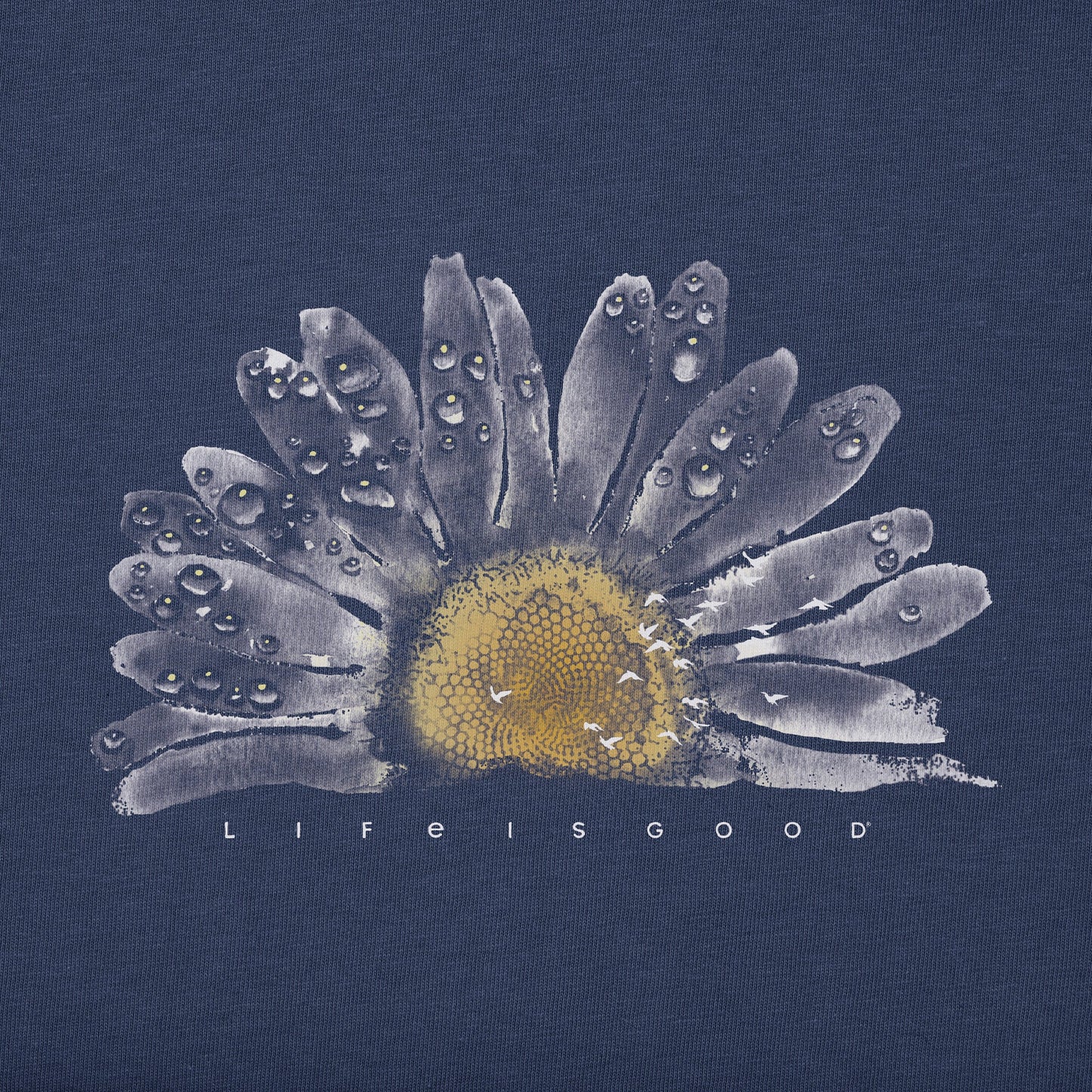 Women's Watercolor Daisy Short Sleeve Tee