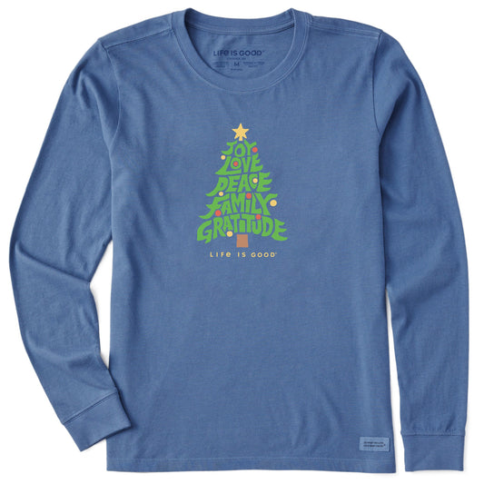 Women's Positive Tree Long Sleeve Crusher Tee
