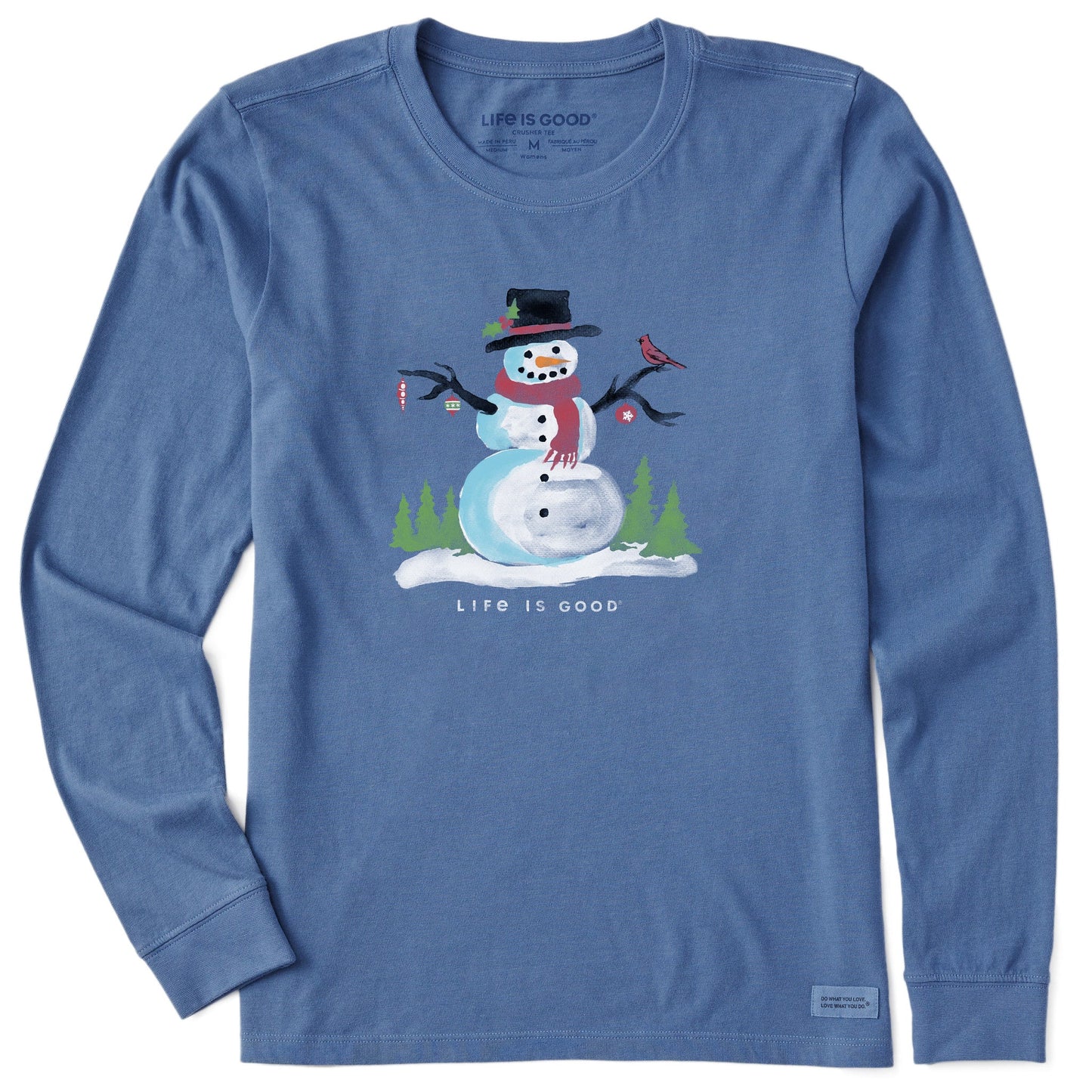 Women's Frosty Friends Long Sleeve Crusher Tee