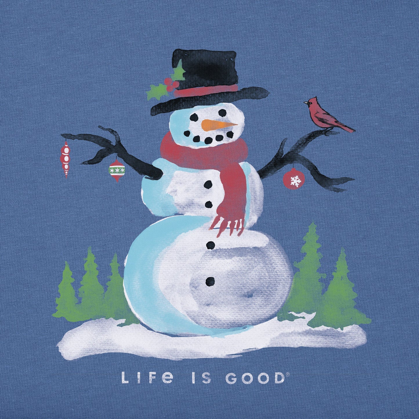 Women's Frosty Friends Long Sleeve Crusher Tee