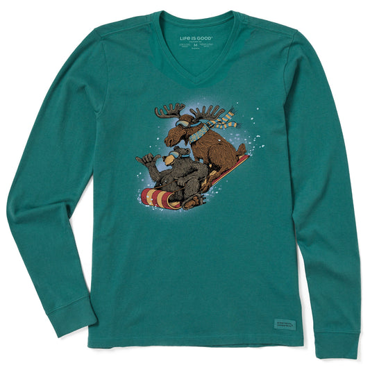 Women's Winter Joyride Long Sleeve Crusher Vee