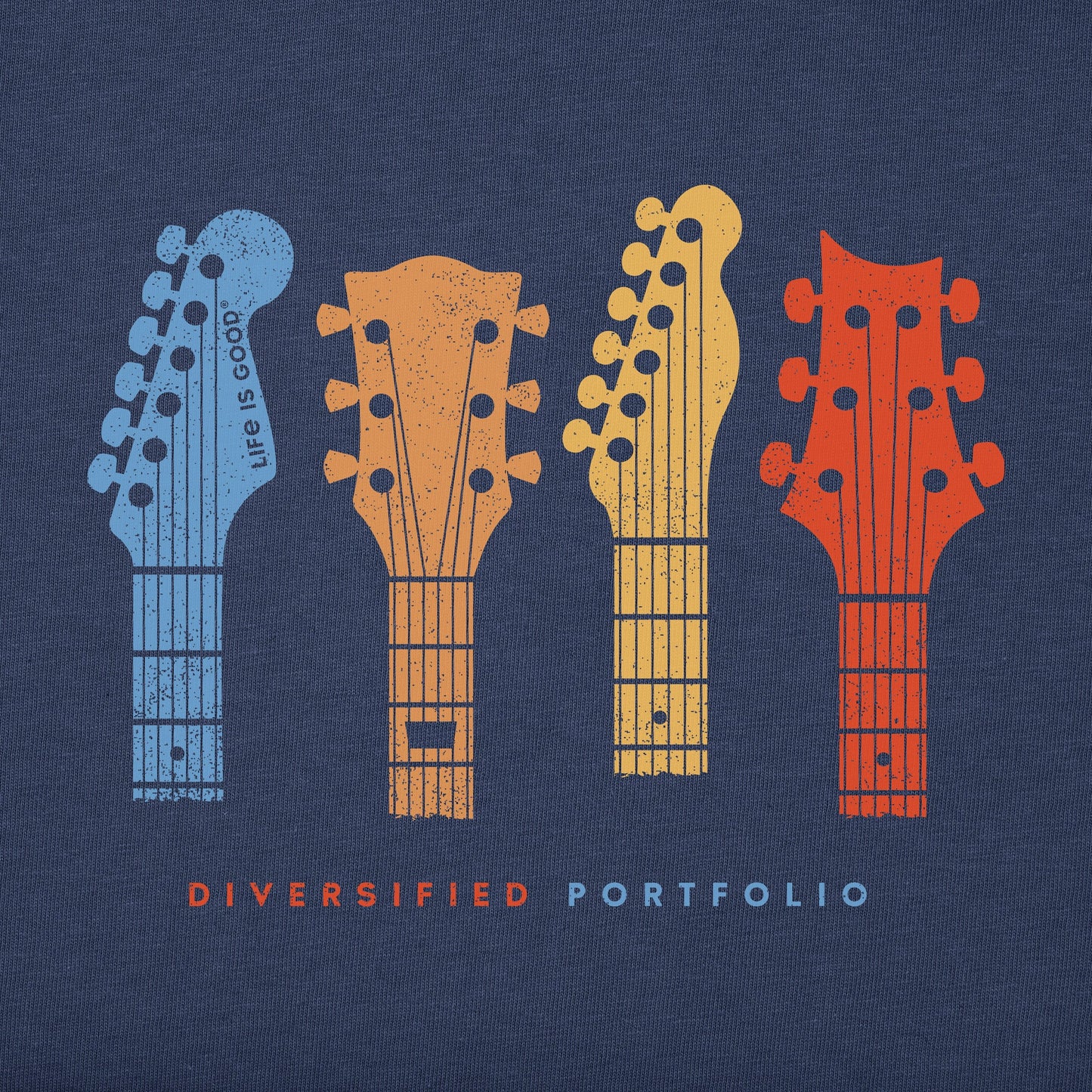 Men's Diversified Portfolio Guitars Short Sleeve Tee