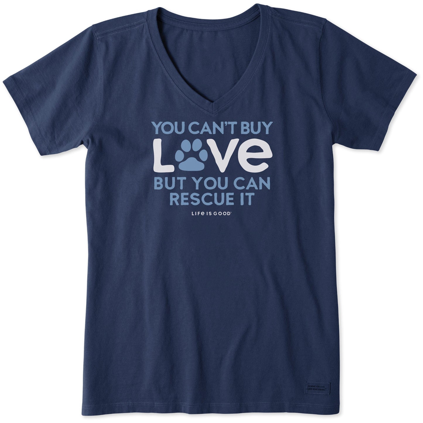 Women's You Can Rescue Love Short Sleeve Vee