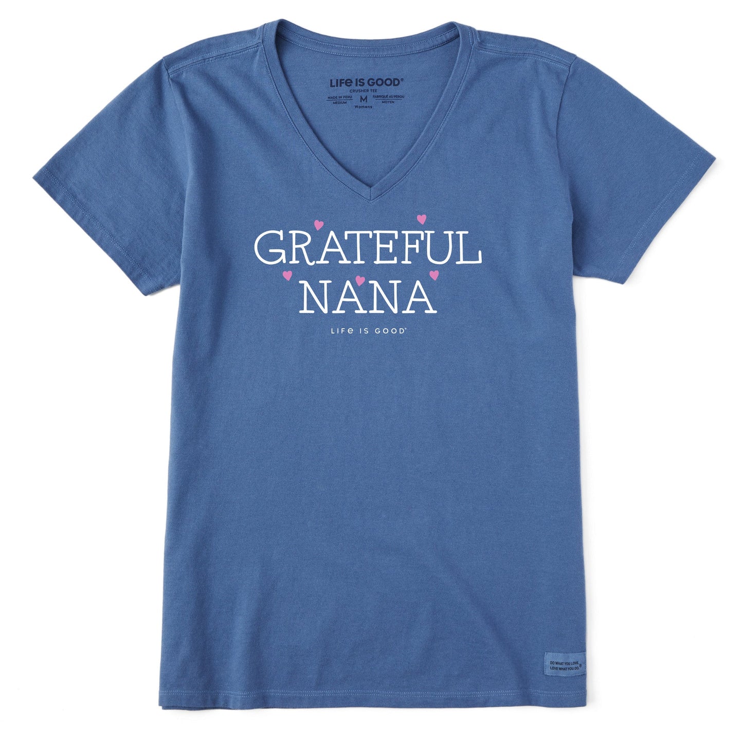 Women's Grateful Nana Short Sleeve Crusher Vee