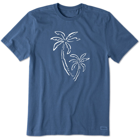 Men's Two Simple Palms Short Sleeve Tee