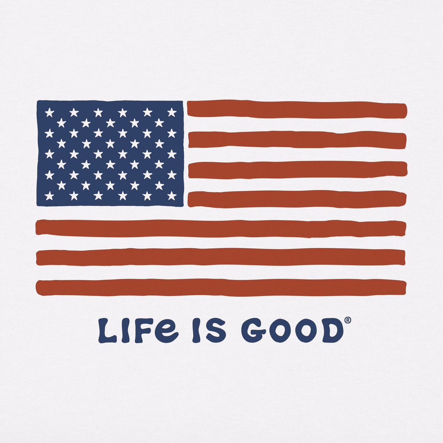 Women's Big Flag Short Sleeve Vee