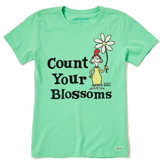 Women's Green Eggs Blossoms Short Sleeve Crusher-LITE Tee