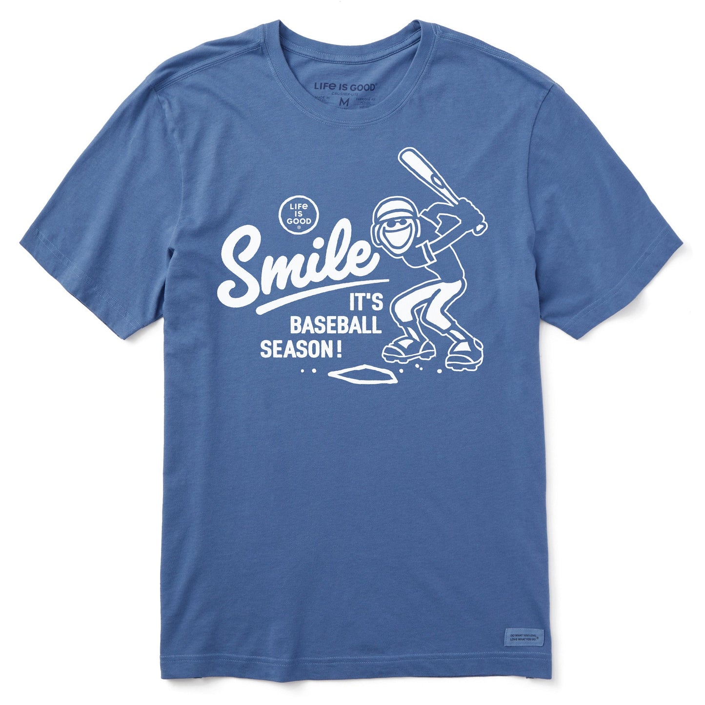 Men's Smile It's Baseball Season Jake Short Sleeve Tee