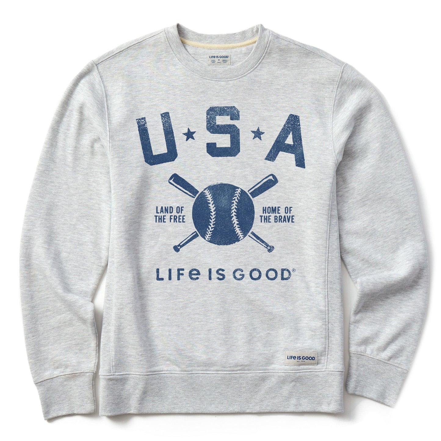 Men's USA Baseball Simply True Fleece Crew