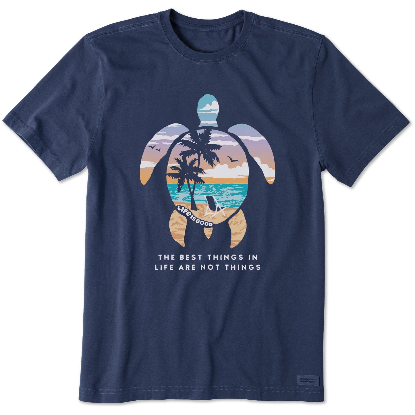 Men's Best Things Sea Turtle Beach Short Sleeve Tee