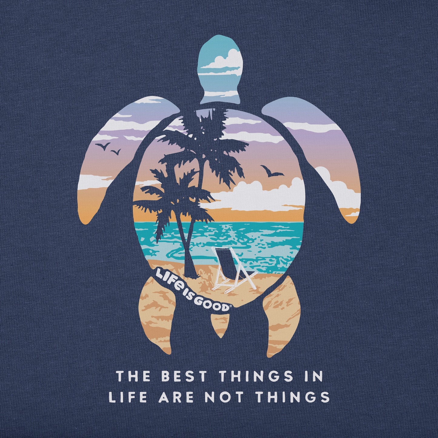Men's Best Things Sea Turtle Beach Short Sleeve Tee