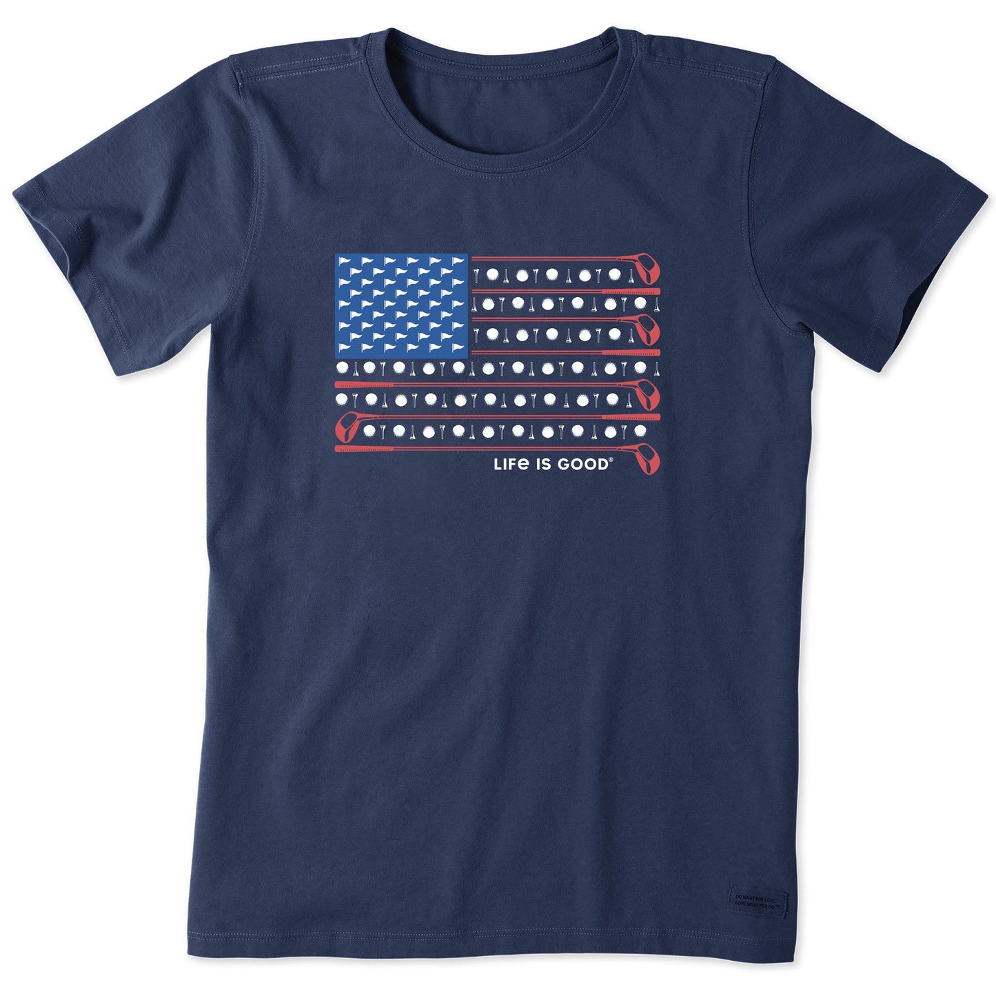 Women's The Golf Spangled Banner Short Sleeve Tee