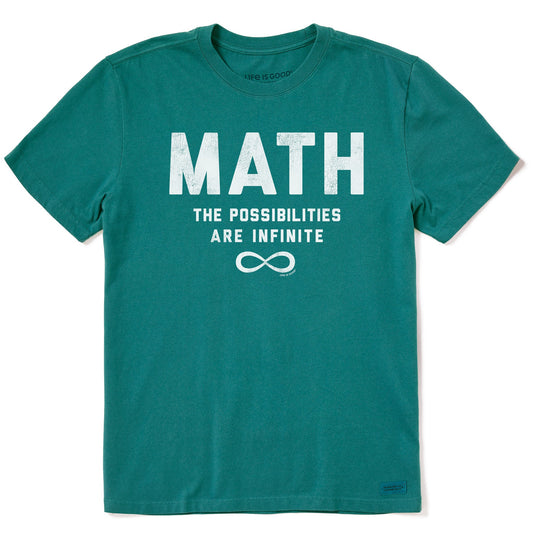 Men's Math Infinite Possibilities Short Sleeve Crusher Tee