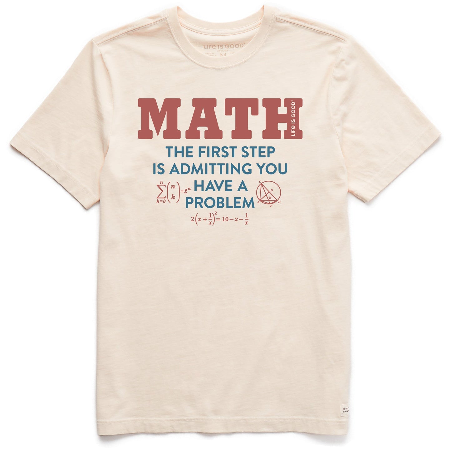 Men's Math Problem Short Sleeve Crusher Tee