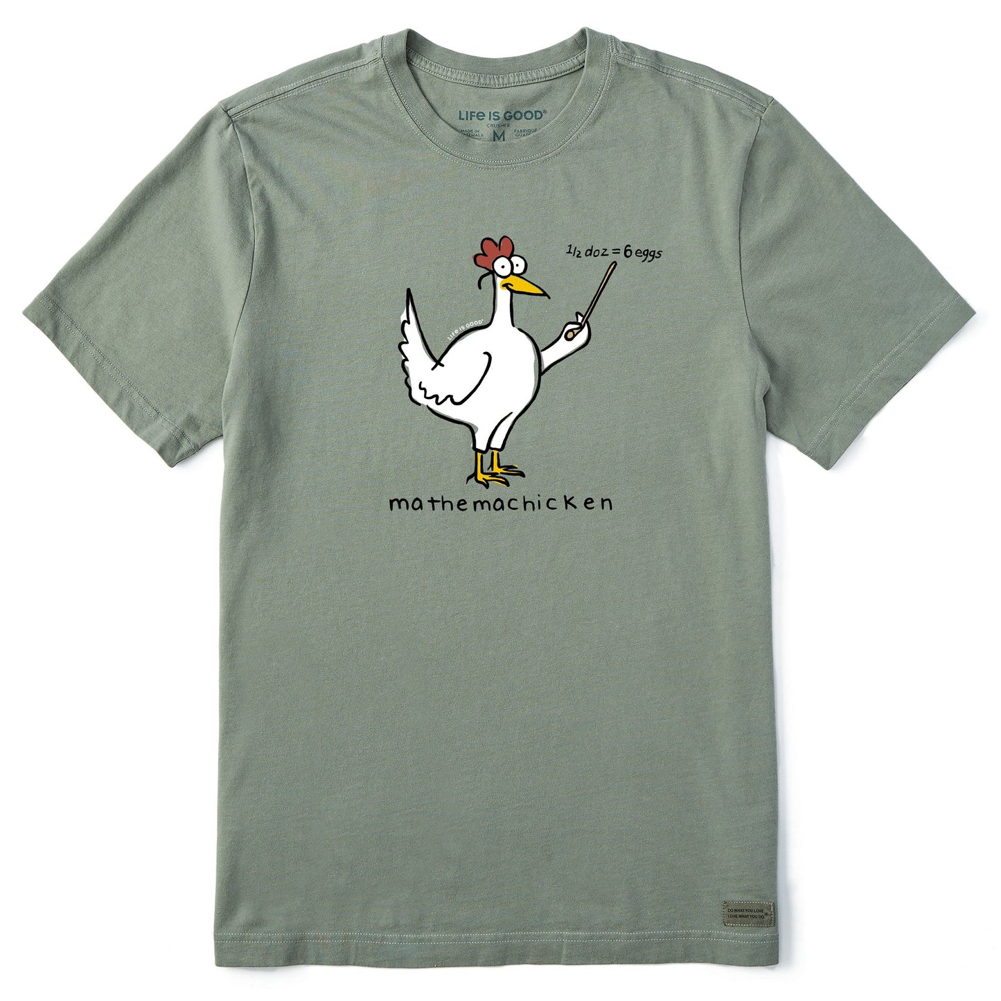 Men's Mathemachicken Short Sleeve Crusher Tee