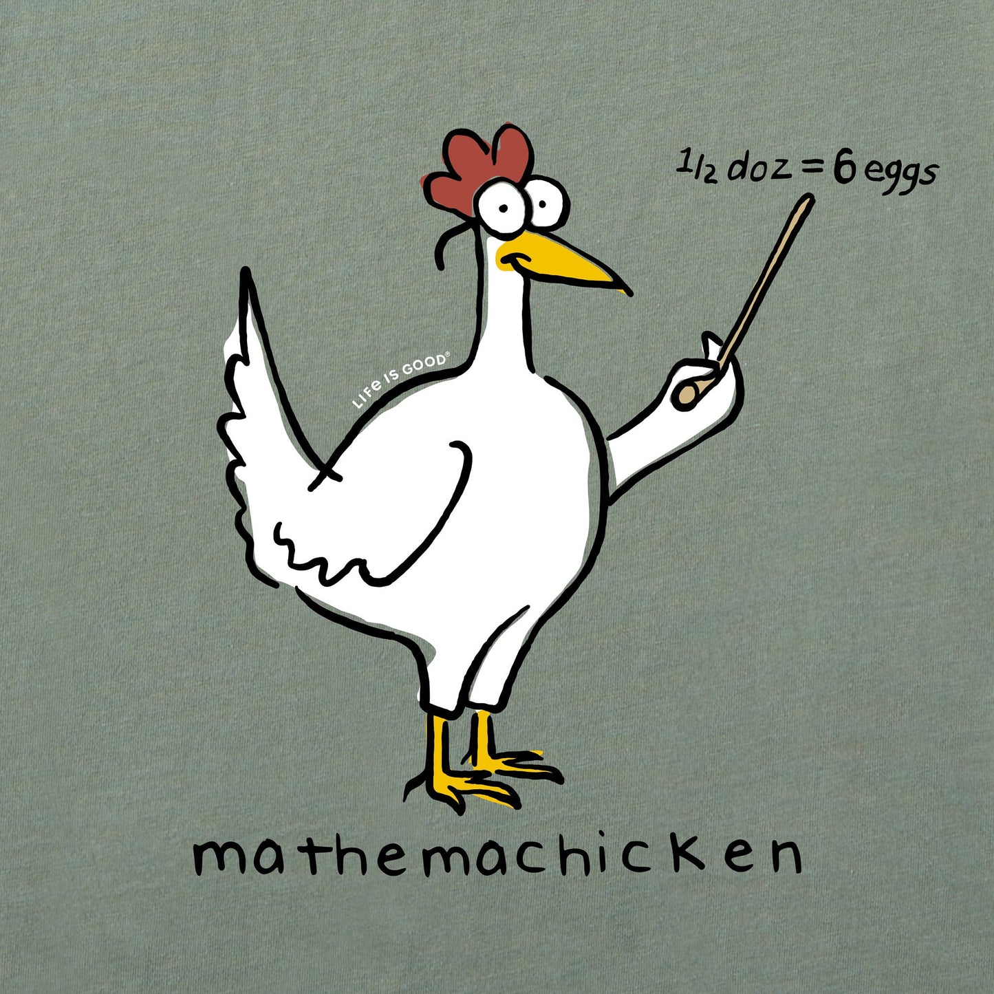 Men's Mathemachicken Short Sleeve Crusher Tee